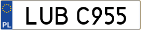Truck License Plate